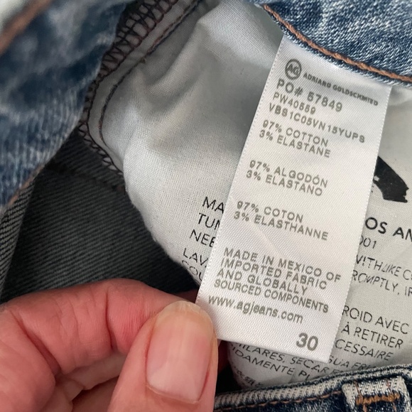 AG Kinsley cropped denim high rise - Picture 4 of 5